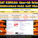 BUKTI MENANG MEMBER BALIJITU 26/10/2024