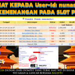 BUKTI MENANG MEMBER BALIJITU 01/11/2024